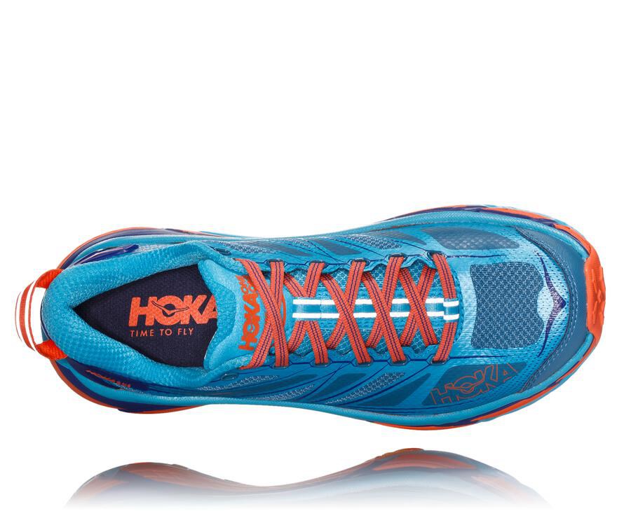 Chaussure Trail Hoka One One Mafate Speed 2 Femme - Bleu - LXE-035974